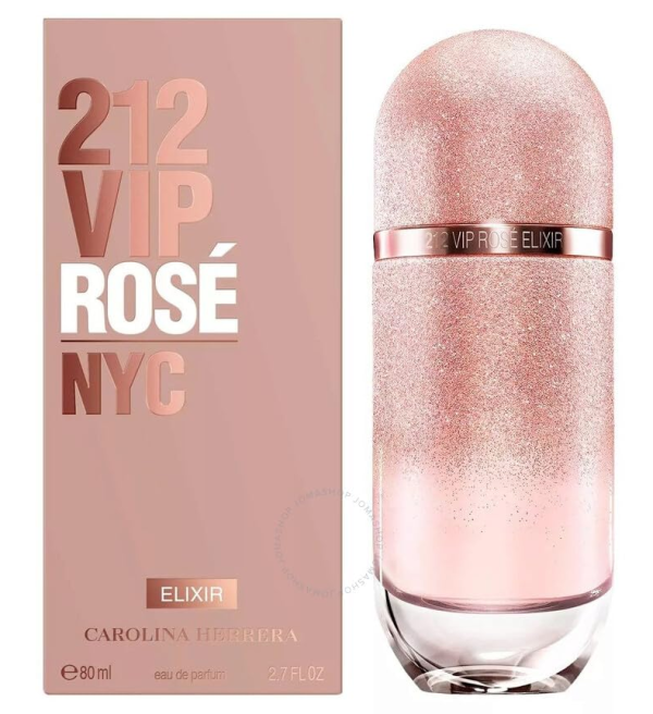 C HERRERA 212 VIP ROSE ELIXIR EDP FEM 30 a 80ML